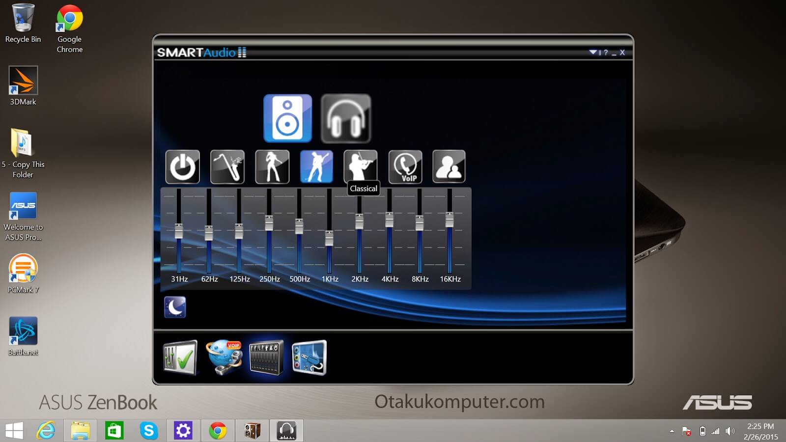 Review Asus ZenBook UX305 - Audio Asus Zenbook UX305