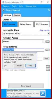 Cara mengaktifkan WiFi Hotspot di Windows 10. Cara berikut ini juga bisa pada Windows 8, Windows 7, atau Windows yang lebih lama. Cara Mengaktifkan WiFi Hotspot dengan Connectify pada Windows, Cara Mengaktifkan WiFi Hotspot dengan Command Line atau Command Prompt pada Windows