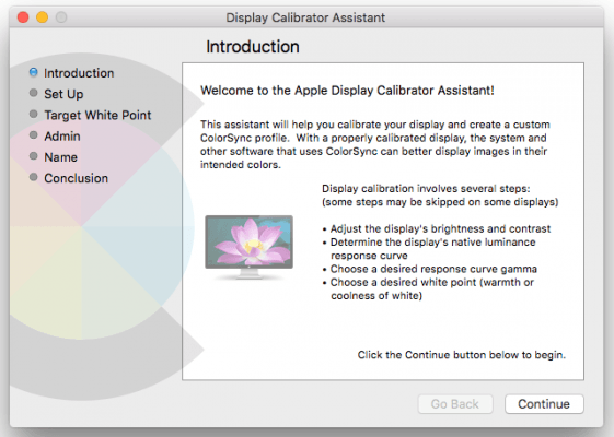 Calibration atau kalibrasi monitor pada Apple Mac OS X dengan mudah. Mengatur tampilan pada layar menjadi lebih tampak hidup dari sebelumnya.