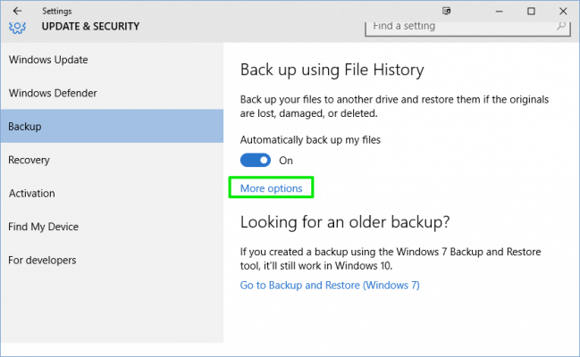 Dapat mengembalikan File data Anda yang terlah terhapus di Windows 10 atau Windows 8. Cara setting pengaturan history file, dan cara mengembalikan file dengan file history.